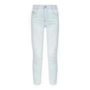 Diesel Jeans 1984 Slandy-High i super skinny stil Blue, Dam