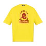 Dsquared2 T-shirt kapsel 'Invicta' Yellow, Herr