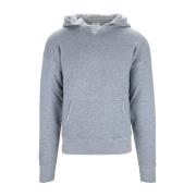 Saint Laurent Hoodie med Distressed Tryck Gray, Herr