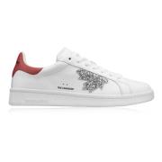 Dsquared2 Läder Snörskor The Canadian Stil White, Dam