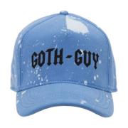 Dsquared2 Goth Guy Baseball Cap Fibbia Blue, Unisex