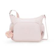 Kipling Funktionell Crossbody Väska med Flera Fickor Pink, Dam