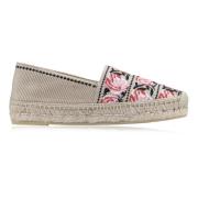 Prada Blommig Slip-On Espadriller Multicolor, Dam