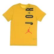 Jordan Air Stretch Crew T-shirt Svart/Orange Yellow, Herr