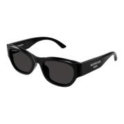 Balenciaga Bb0389Sk 001 Sunglasses Black, Dam