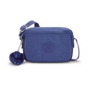 Kipling Justerbar axelväska med dragkedjefickor Blue, Unisex