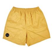 Pleasures Aktiva Nylonshorts Senap Yellow, Herr