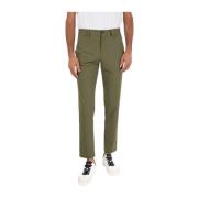 Save The Duck Slim Fit Trousers Green, Herr