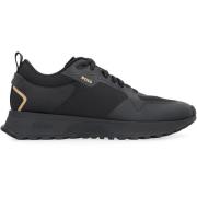 Hugo Boss Jonah Tyg Sneakers med Meshinsatser Black, Herr