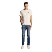 Lyle & Scott Byxor Slim Fit Denim Blue, Herr