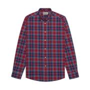 Barbour Highland Check Tailored Skjorta Röd Multicolor, Herr