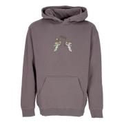 HUF Mäns Light Plum Hoodie med Sånger Purple, Herr