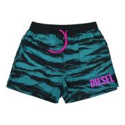 Diesel Herr badshorts med elastisk midja Multicolor, Herr