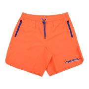 Diesel Herr badshorts med elastisk midja Orange, Herr