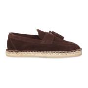 Lardini Bruna Mocka Espadrillos med Repsula Brown, Herr