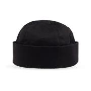 Moschino Bomullskeps med logopatch Black, Unisex