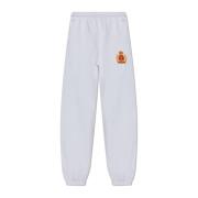 Sporty & Rich Sweatpants från New York Crest-kollektionen Gray, Herr