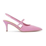 Kazar Studio Rosa lackpumps med exponerade klackar Pink, Dam