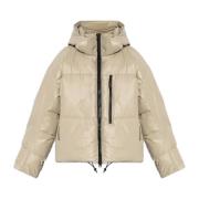 Adidas by Stella McCartney Vinterjacka med logotyp Beige, Dam