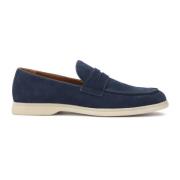 Kazar Marinblå slip-on avslappnade halvskor Blue, Herr