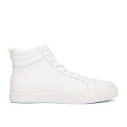 Kazar Tidlösa vita höga lädersneakers White, Herr