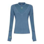 Adidas by Stella McCartney Logotypad topp Blue, Dam