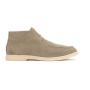 Kazar Taupe Mocka Oxford Skor Beige, Herr