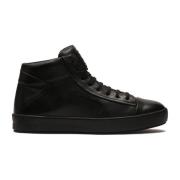 Kazar Läder ankel sneakers Black, Herr