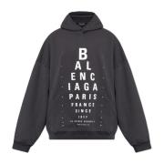 Balenciaga Sweatshirt med tryck Gray, Herr