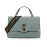 Zanellato Kvinnors Crossbody Väska med Silverdetaljer Green, Dam