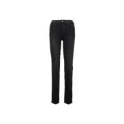 Liu Jo Dam Dragkedja Knapp Jeans Black, Dam