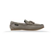 Tom Ford Herr Slip-On Loafers Med Fransar Läderskor Beige, Herr