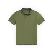 Polo Ralph Lauren Slim-Fit Piqué Polo Stickad Green, Herr