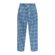 Vivienne Westwood Jeans med logotyp Blue, Herr