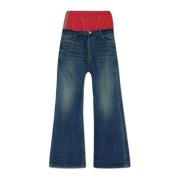 Balenciaga Jeans med dekorativt insats Blue, Herr