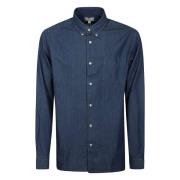 Woolrich Ljus Indigo Klassisk Skjorta Blue, Herr