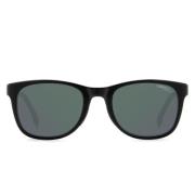 Carrera Fyrkantiga acetatsolglasögon med UV-skydd Black, Herr