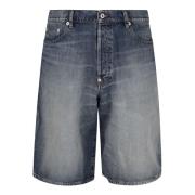 Kenzo Blå denim shorts för män Blue, Herr