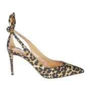 Aquazzura Snygga Bow Tie Pump Skor Brown, Dam