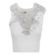 Ermanno Scervino Vit Top för Kvinnor White, Dam