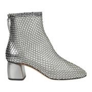 Forte Forte Chic Mesh Strass Stövlar Gray, Dam