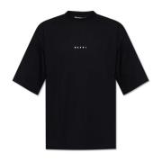 Marni T-shirt med logotyp Black, Herr