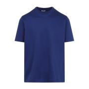 Kiton Blå T-shirt för män Blue, Herr