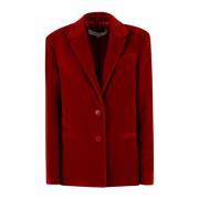 JW Anderson Snygg Bomulls Jacka Red, Dam