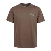 Emporio Armani Stilren bomullst-shirt Brown, Herr