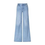 Frame Vida Ben Palazzo Jeans Blue, Dam