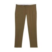 Brooks Brothers Mörkgröna Slim Fit Dubbeltvistade Bomulls-Chinos Green...