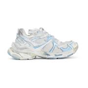 Balenciaga Vita Sneakers Runner 2 Stil Blue, Dam