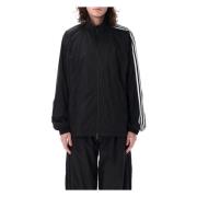 Y-3 Svart 3-Stripes Nylon Shell Jacka Black, Herr