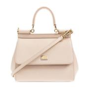 Dolce & Gabbana Handväska 'Sicily Medium' Beige, Dam